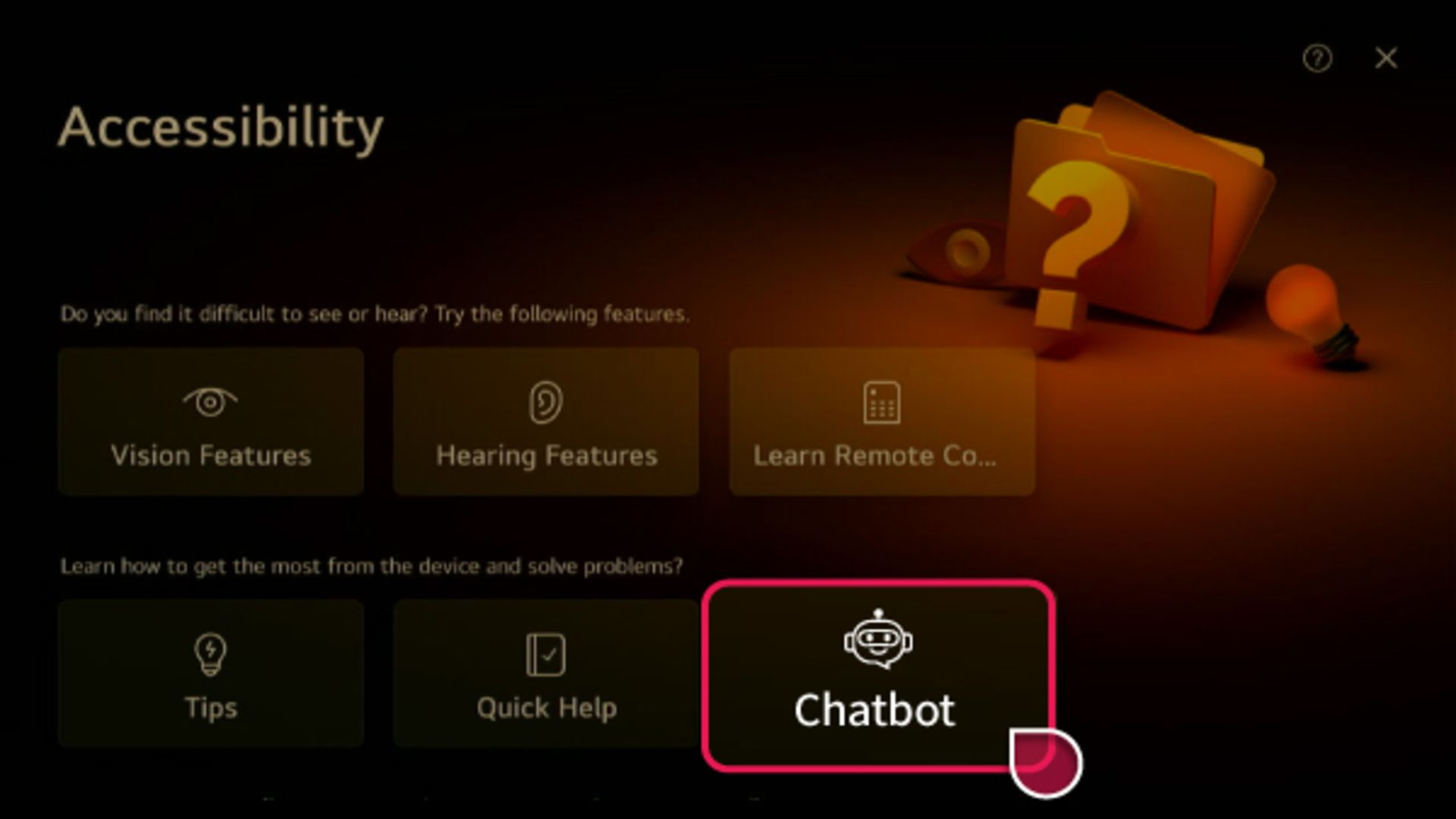 LG chatbot trên TV thông minh LG