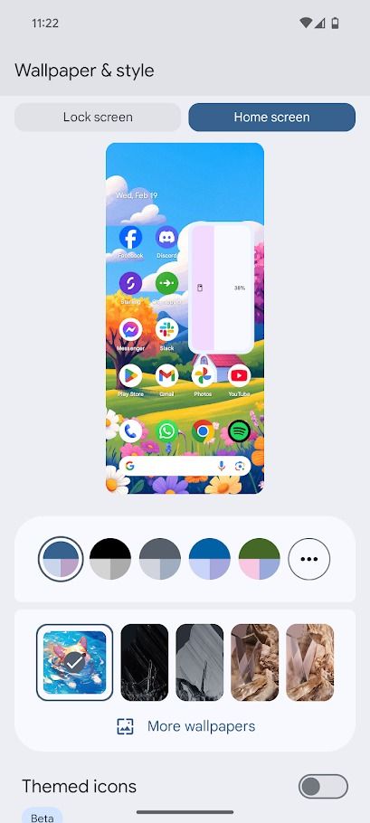 pixel customization home screen menu