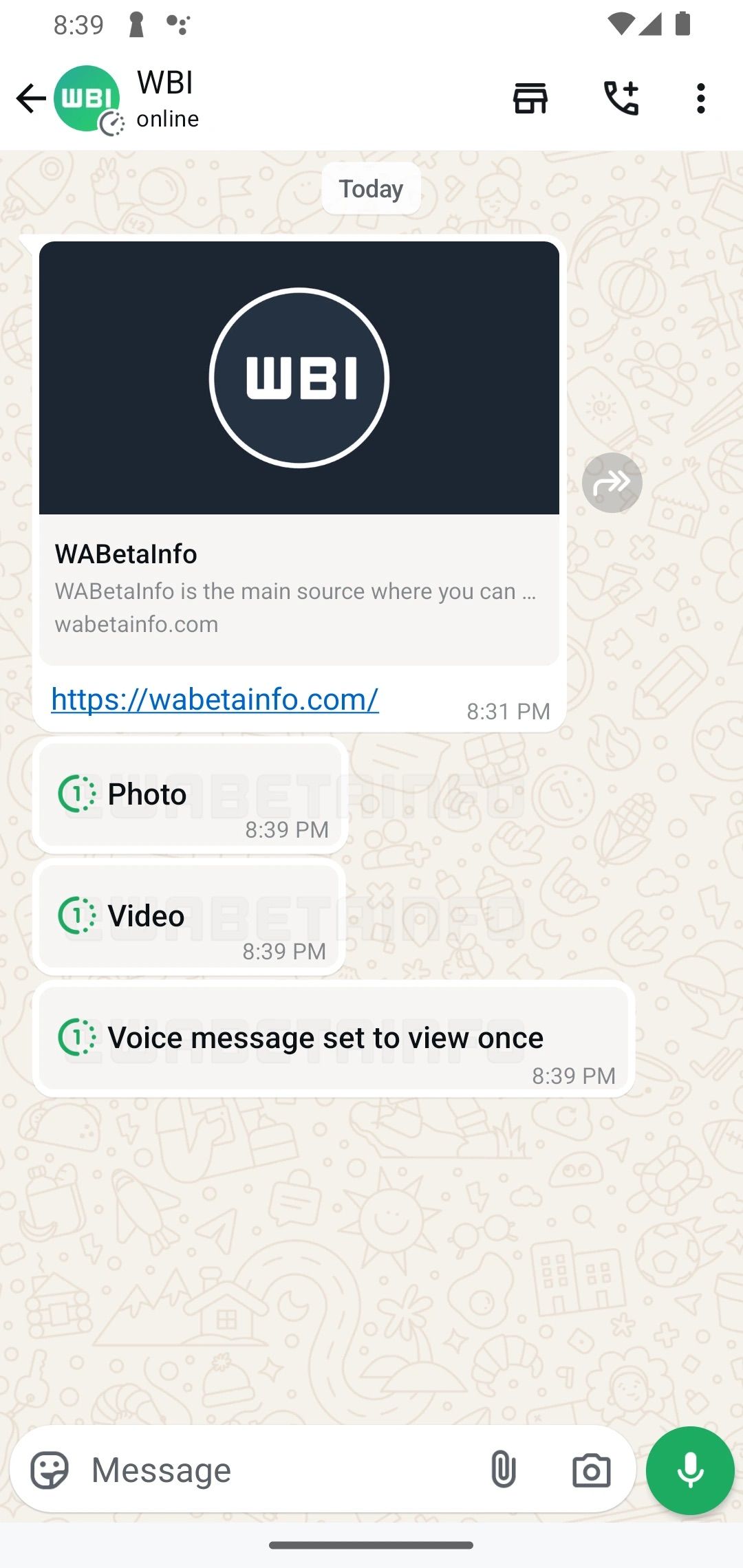 WhatsApp beta Android view once linked device