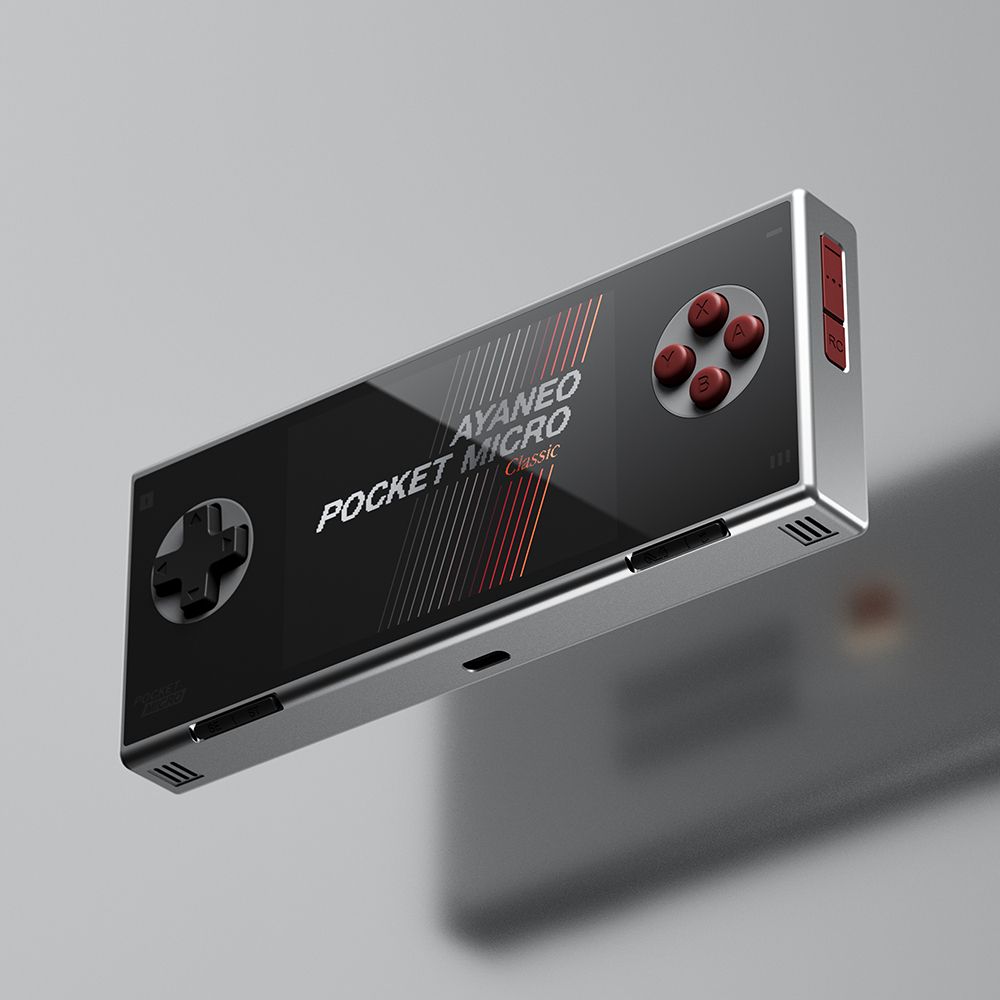 Ayaneo Pocket Micro Classic on gray background