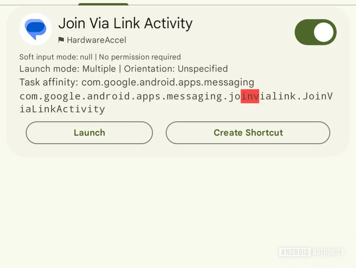 Google Messages Join via link AA
