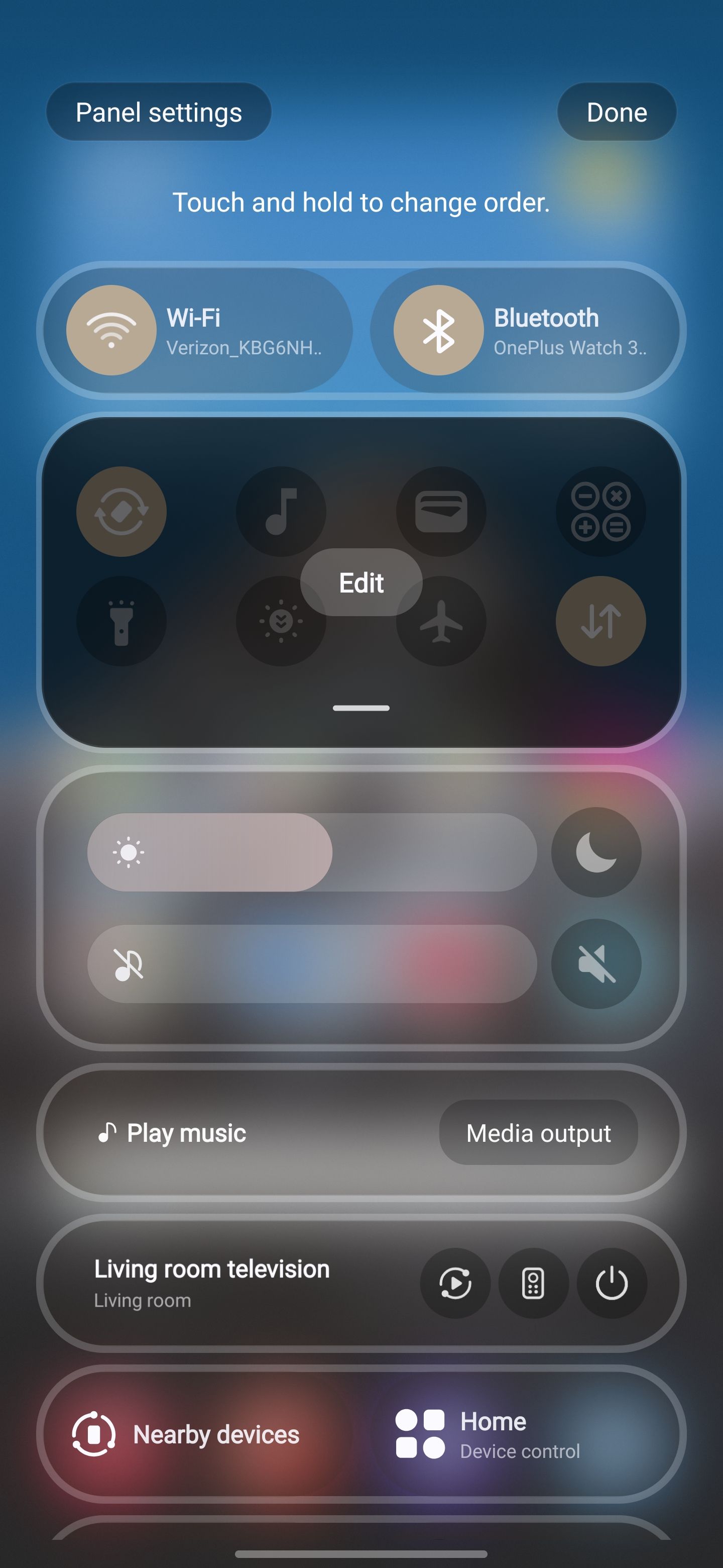 one ui 7 quick settings menu