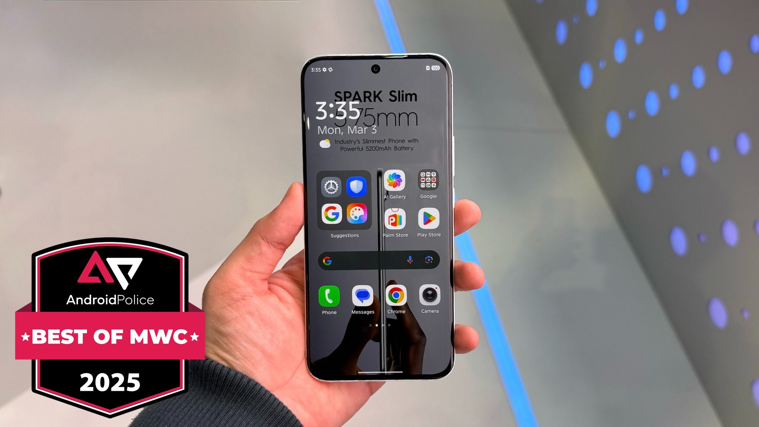 Tecno Spark Slim  at MWC 2025