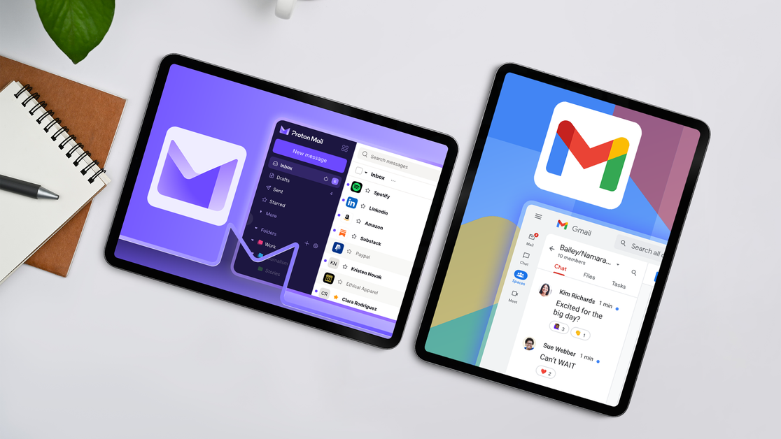 Comparison of ProtonMail and Gmail