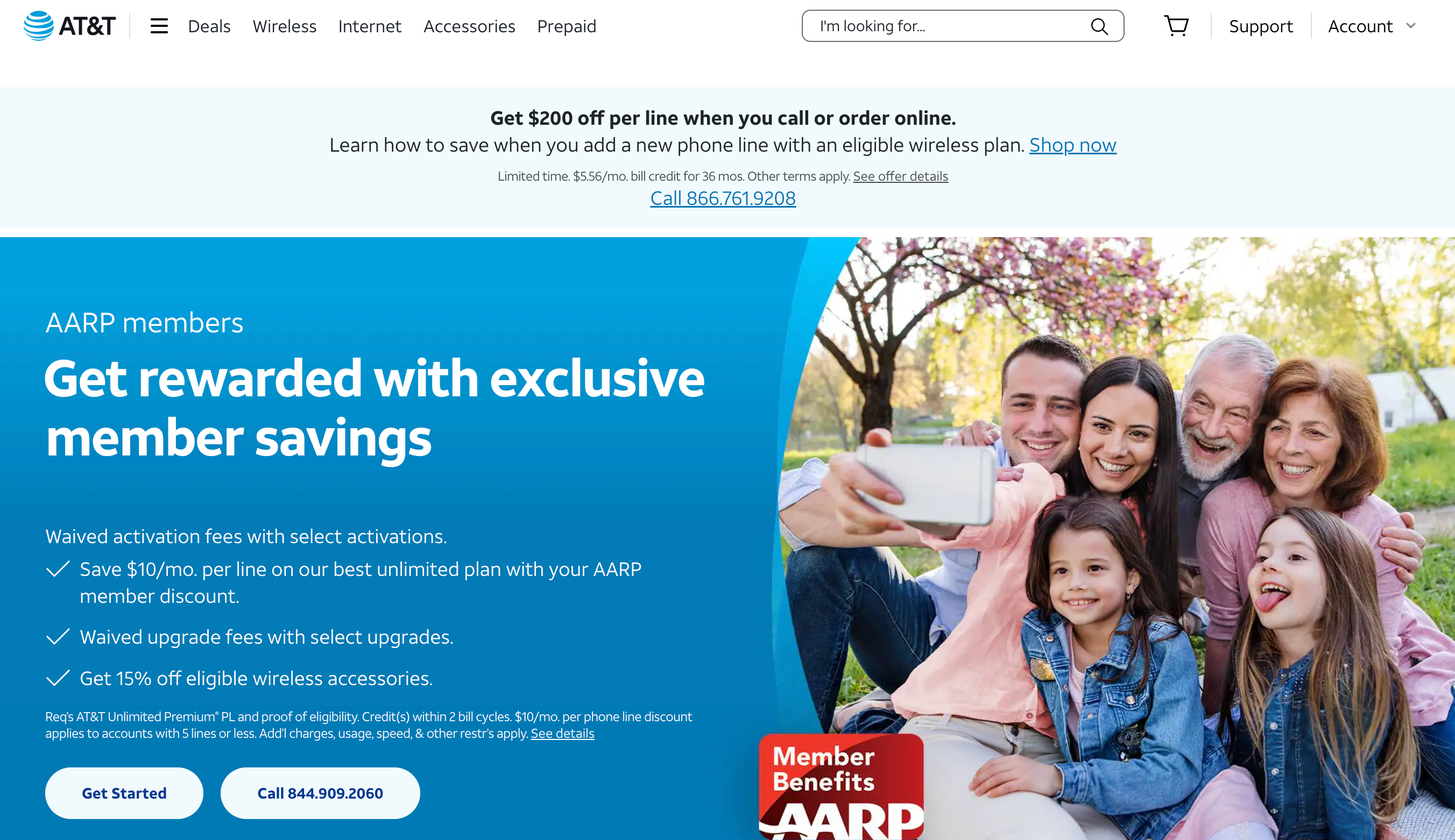 AT&T aarp discount