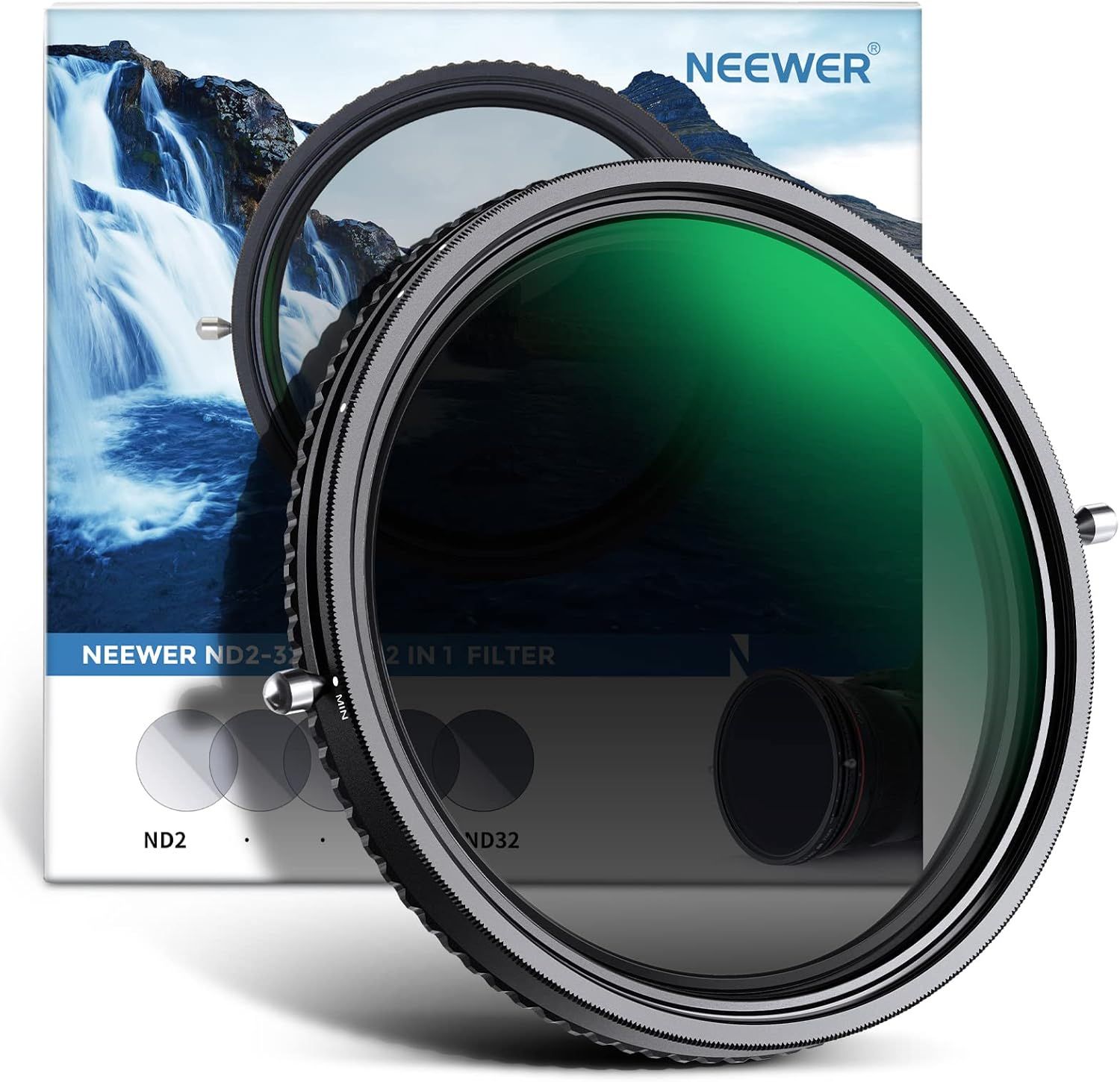 NEEWER 2-in-1 Variable ND and Polarizing (CPL) Filter