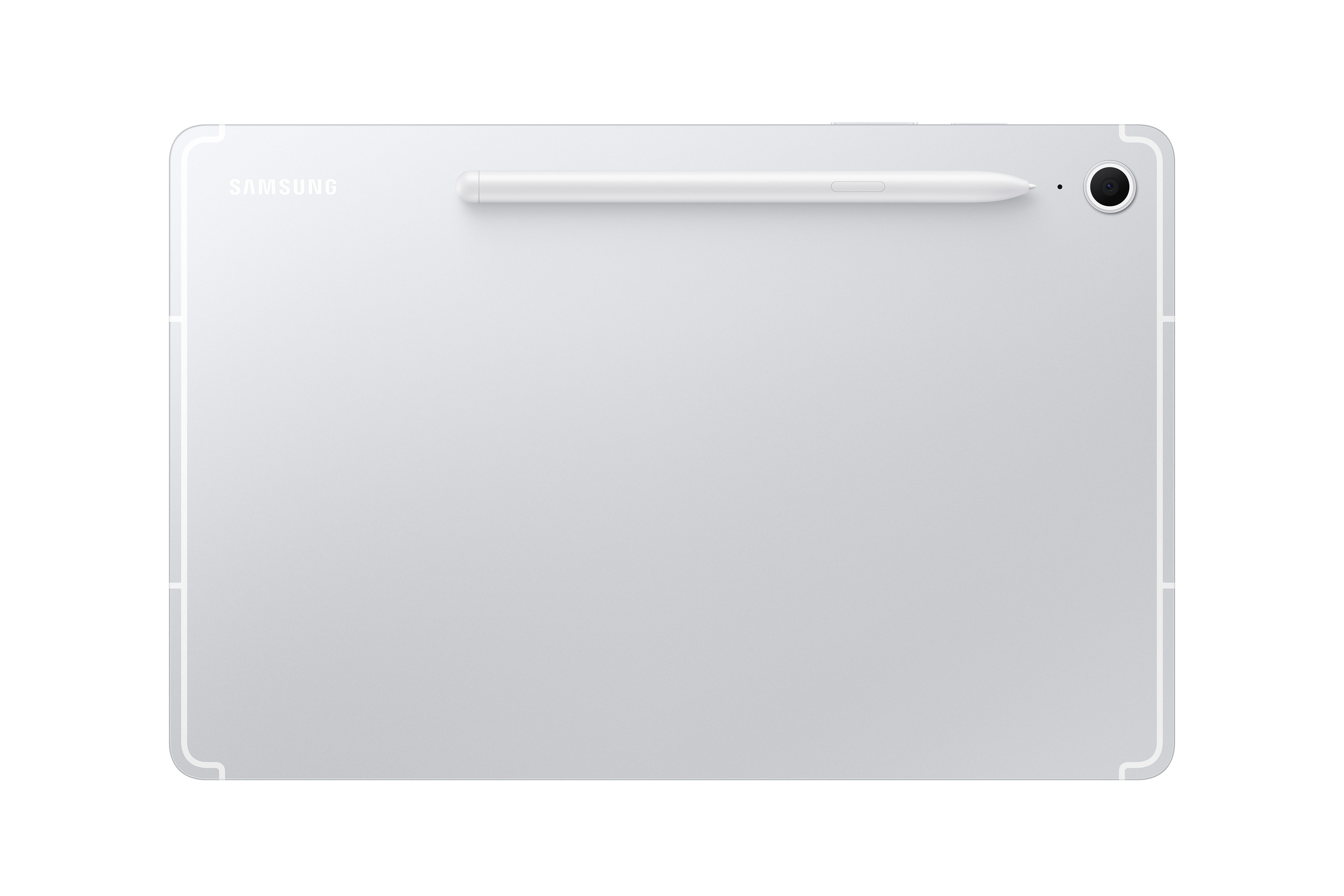 Tab S10 FE_Silver_Back_S Pen