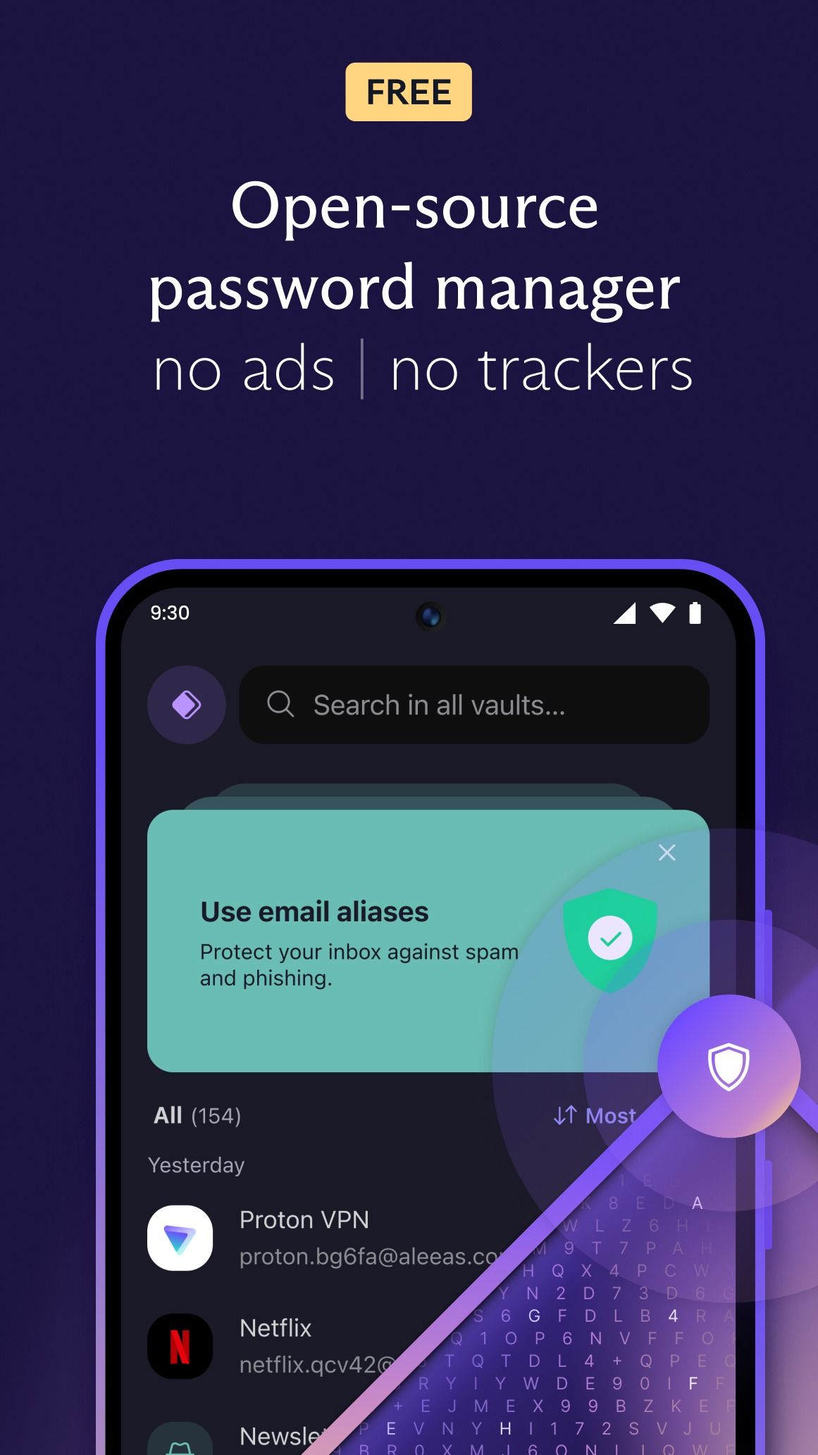 مدیر رمز عبور در Android