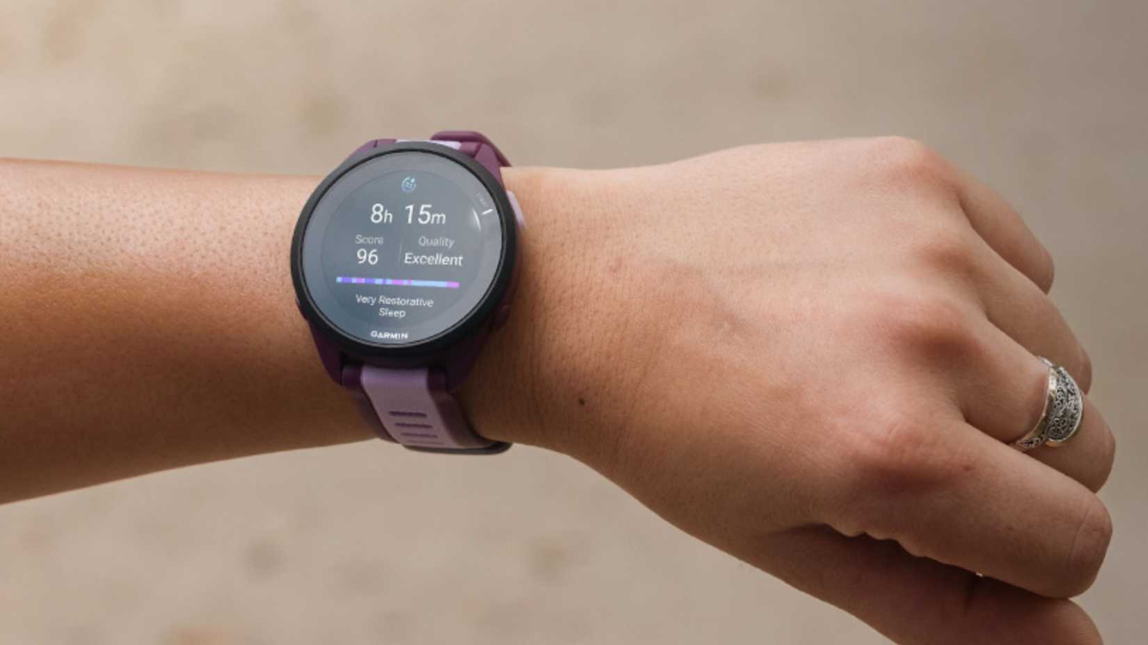 Garmin Fitness Watch Purple Garmin Forerunner 220 Watch GPS Heart