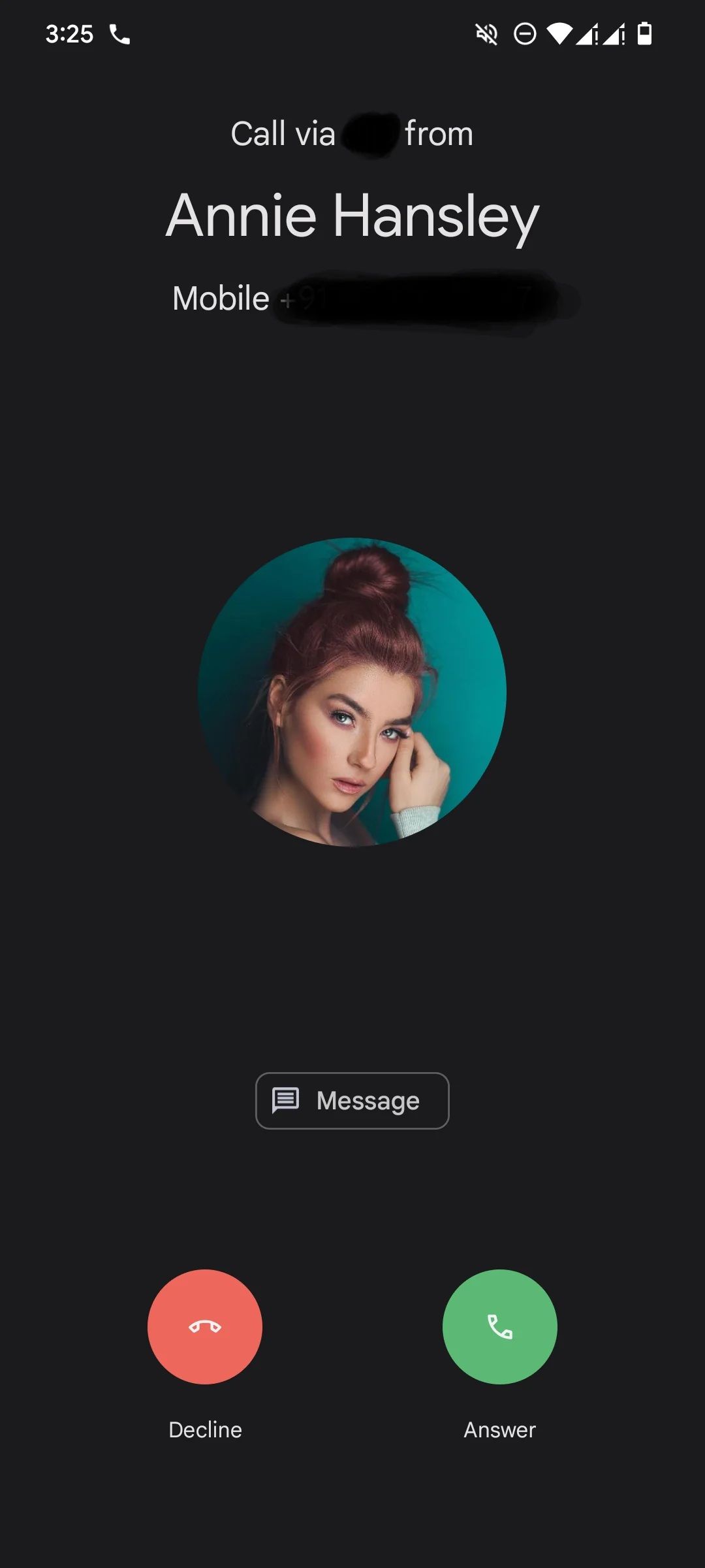google dialer new incoming call ui