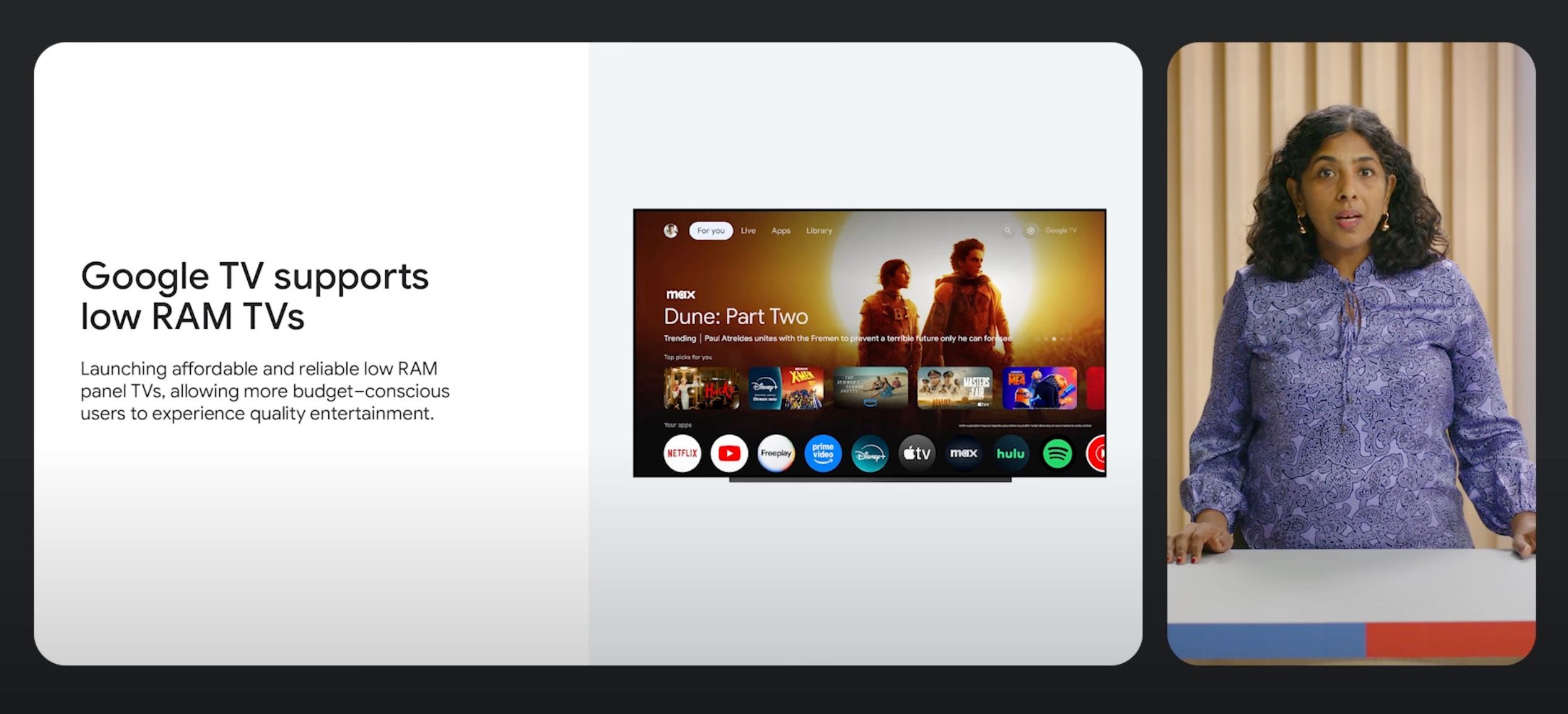 Google TV on low-end RAM
