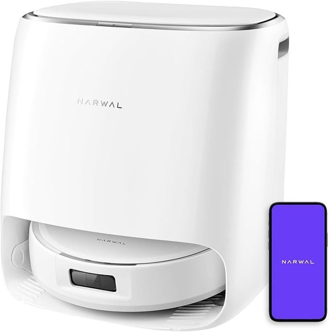 Narwal Freo Pro robot vacuum in white