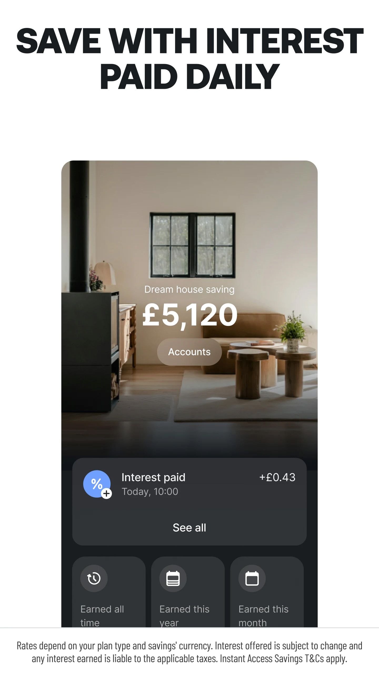 a screenshot of the revolut app home screen displaying the user's balance