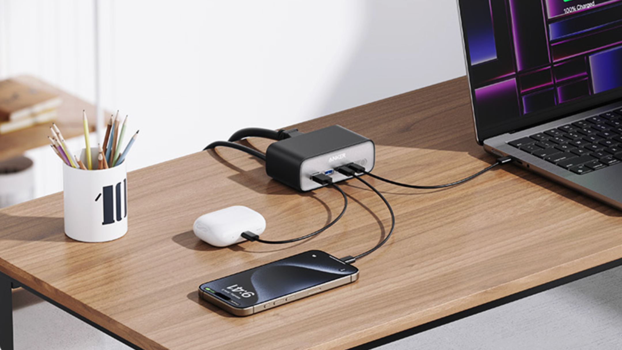 Anker’s 7-in-1 charging station is a budget-friendly powerhouse at just $40