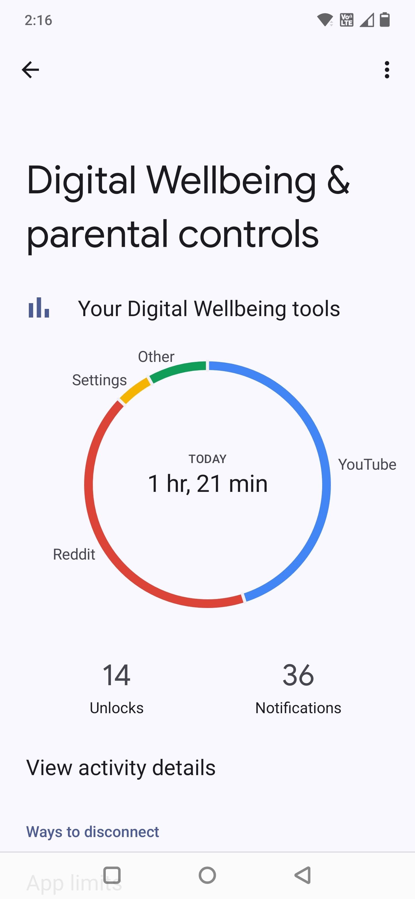 Android数字家用工具的屏幕截图