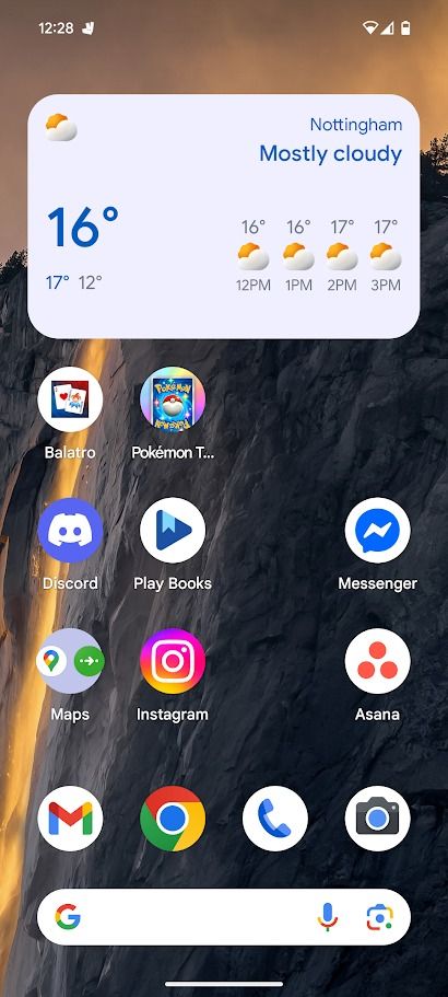 apps and widgets on android