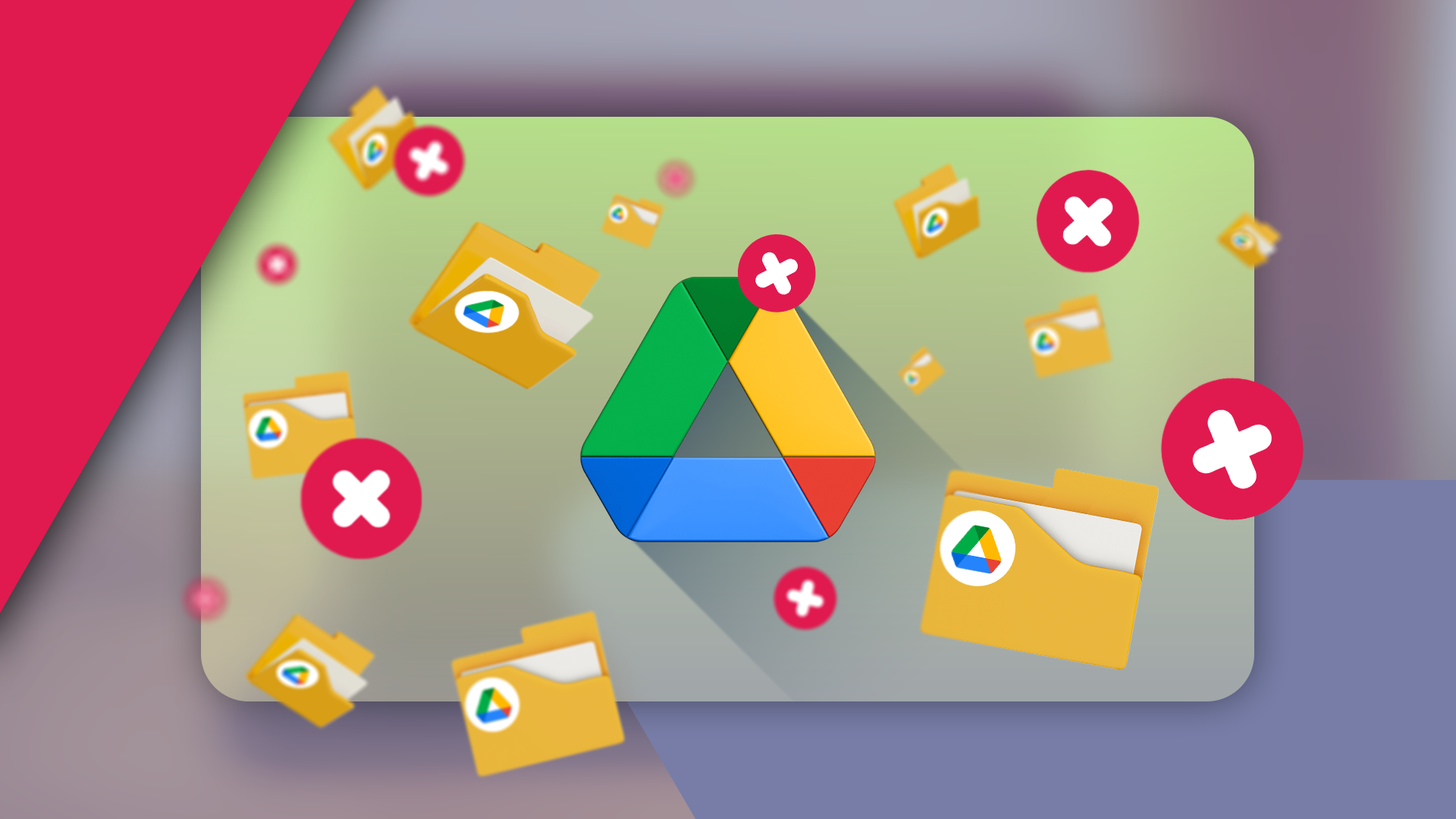 I stopped using Google Drive folders entirely and switched to a much easier organization system (labels)