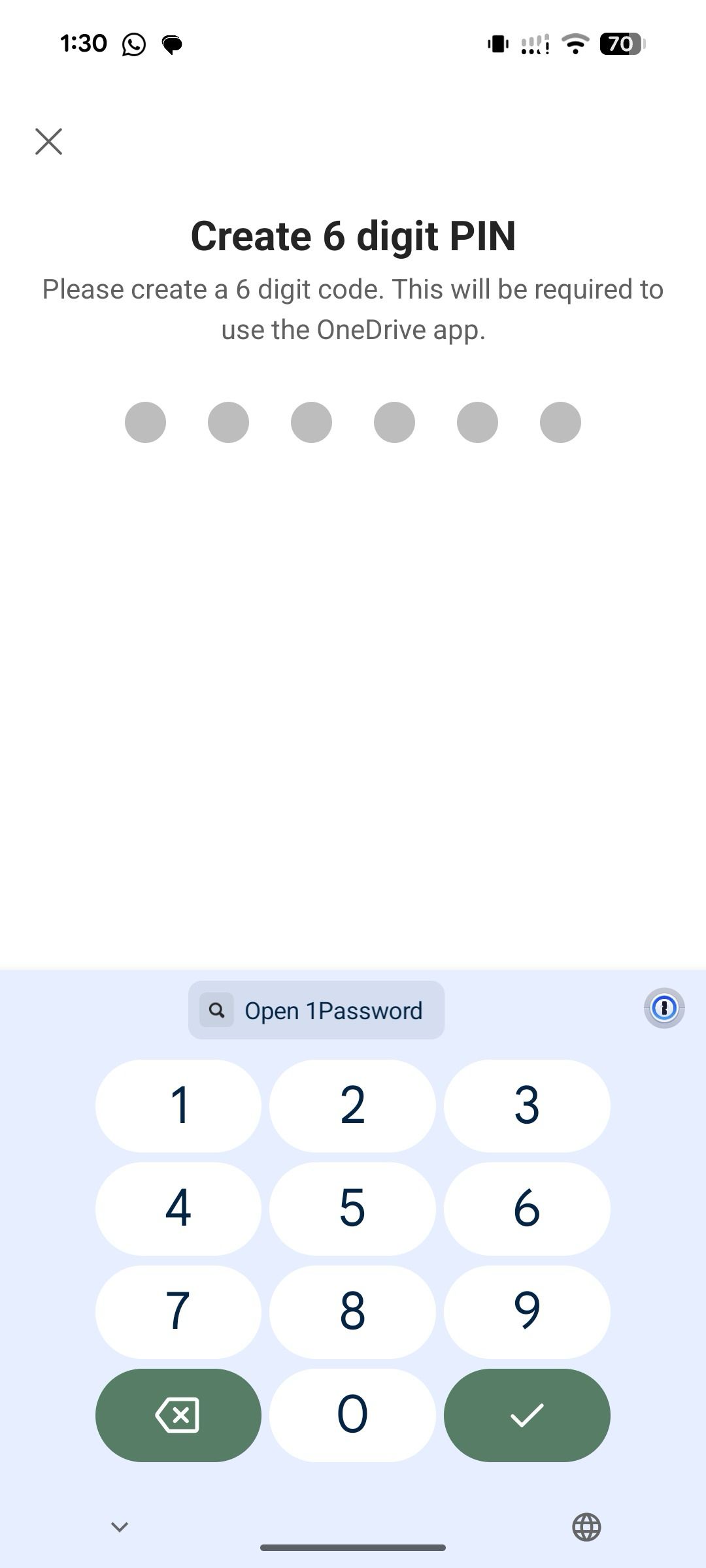 Onedrive Biometrics