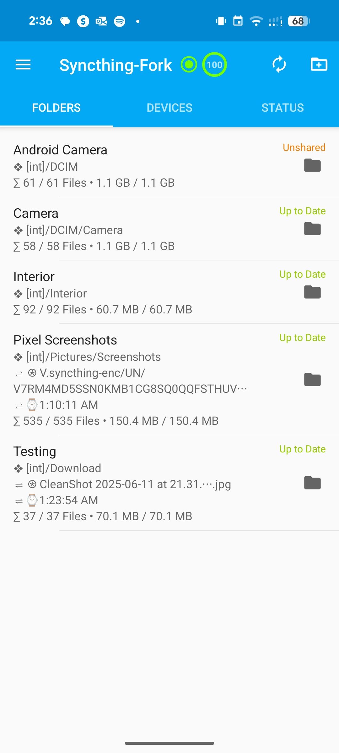 Sincronización de Android