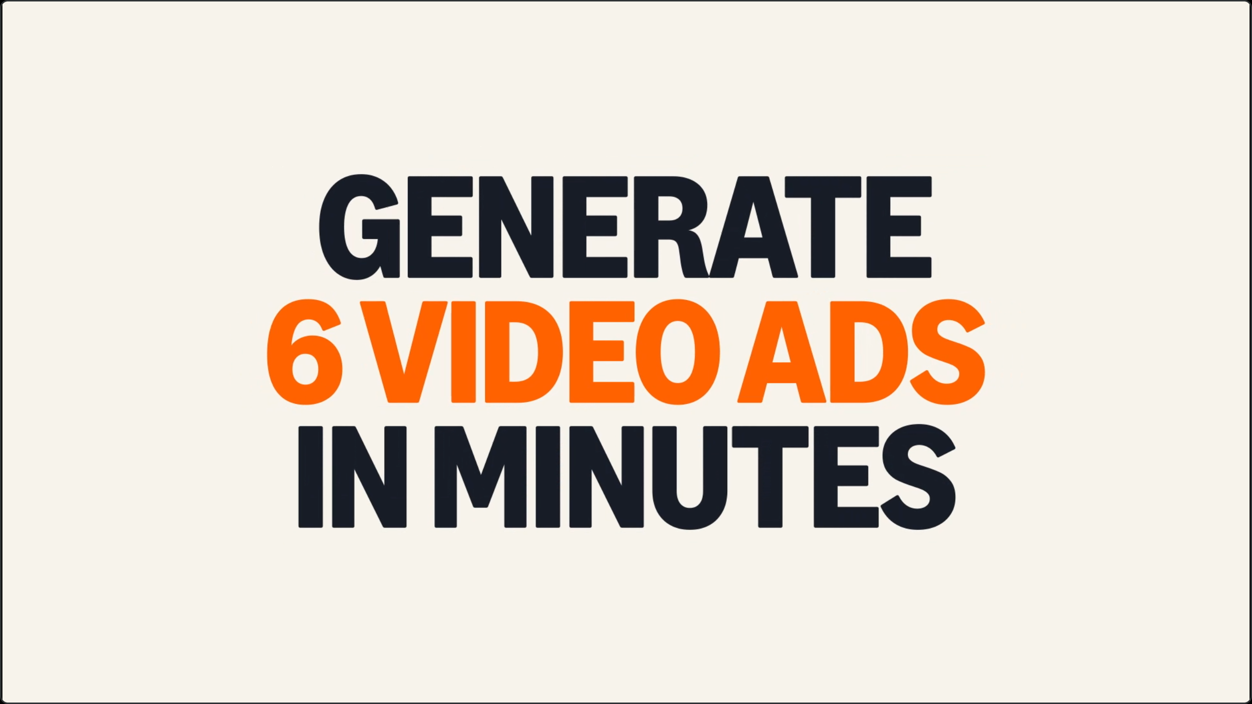 Screenshot from Amazon's video announcing AI advertisement generation