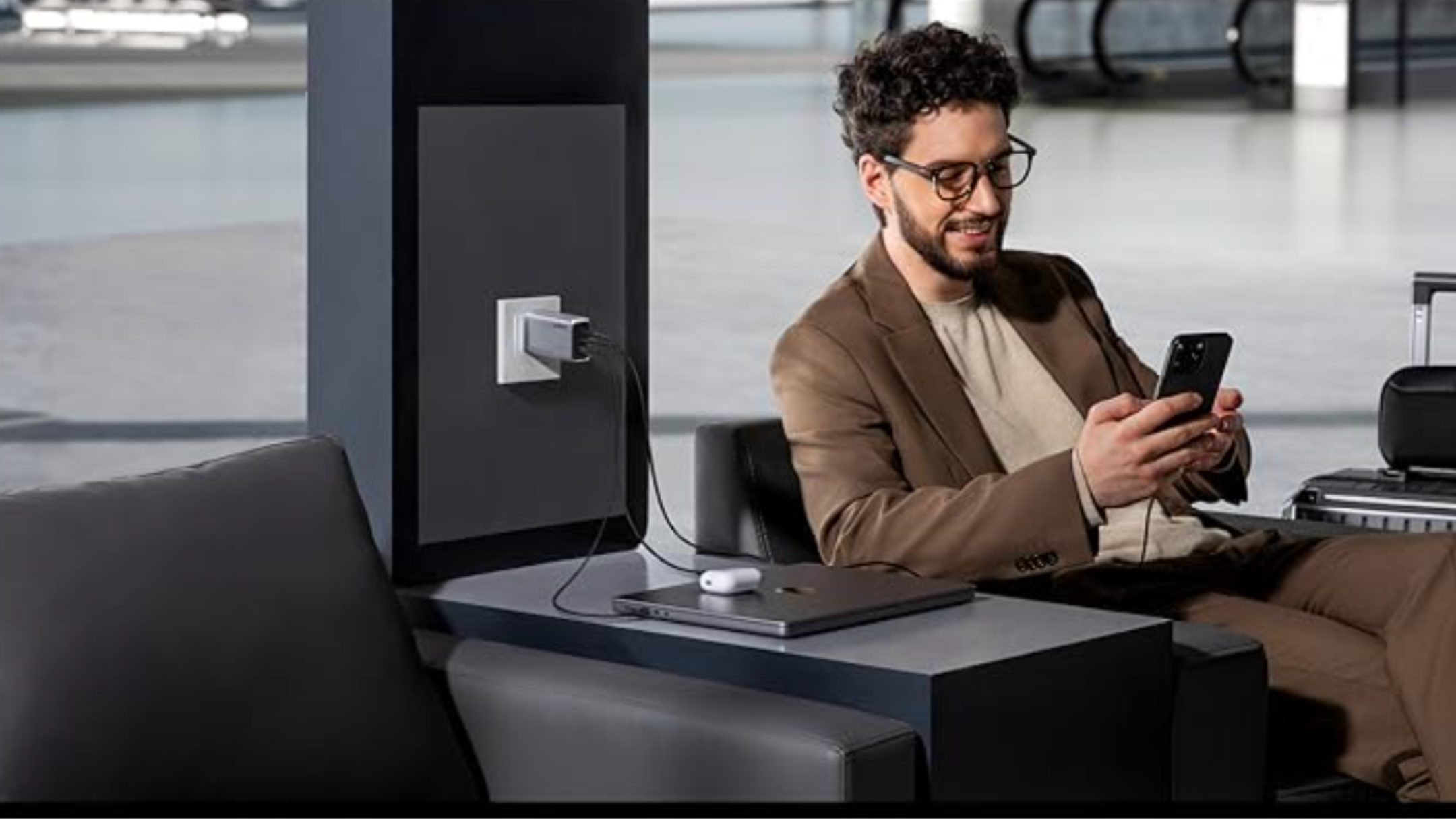 Anker Prime Charger, 100W 3-Port GaN USB C Charger Block