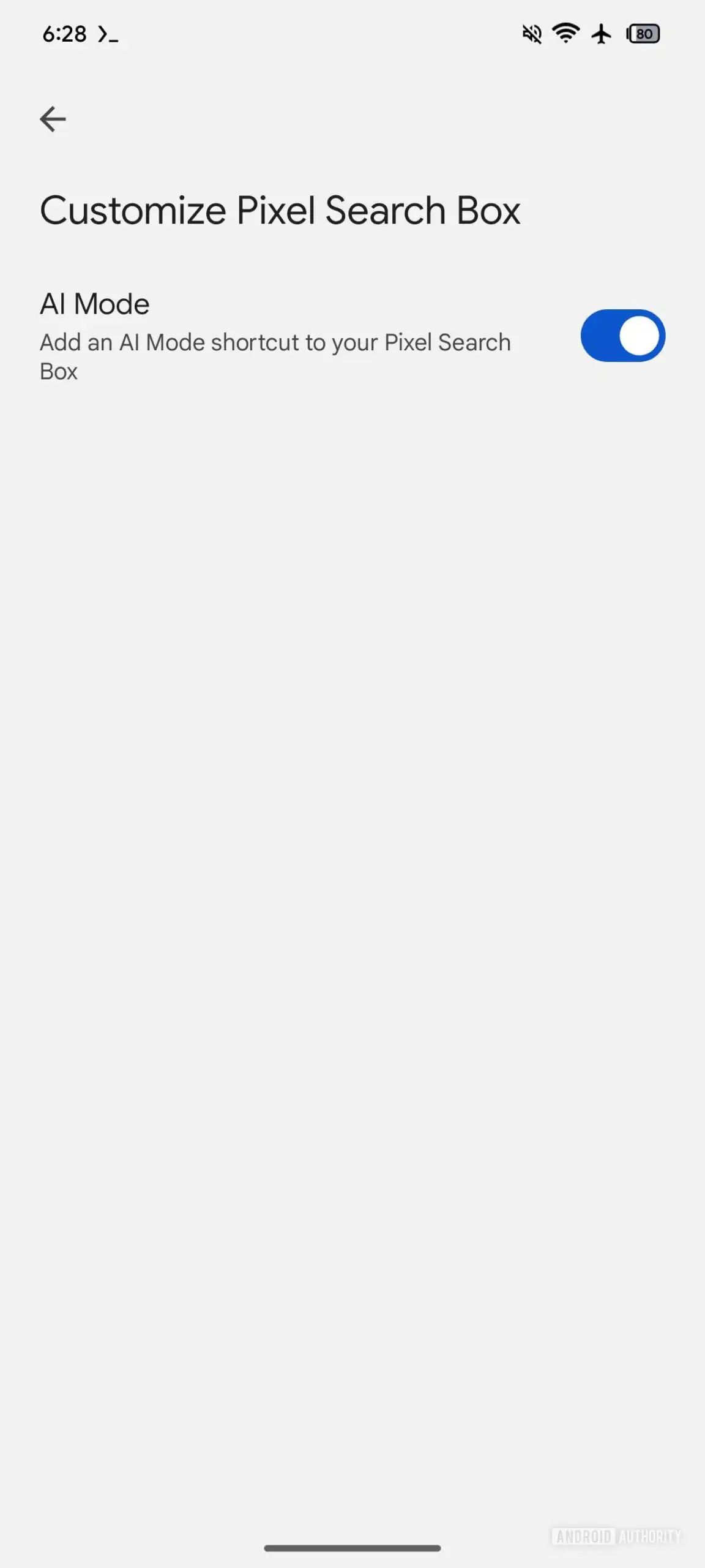 Customize-Pixel-Search-Box-setting-with-AI-Mode-toggle-scaled