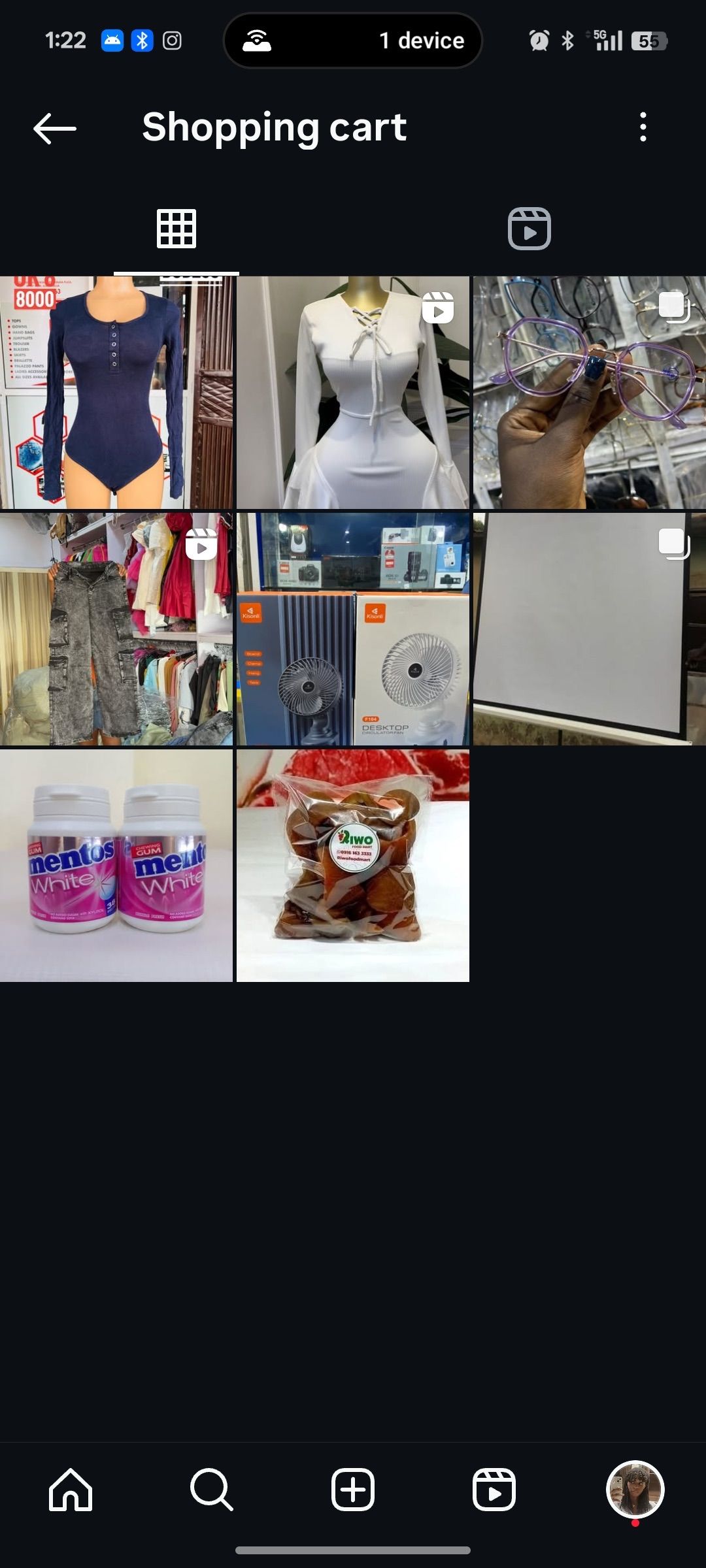 La serie de Instagram se llama canasta y contiene ocho mensajes