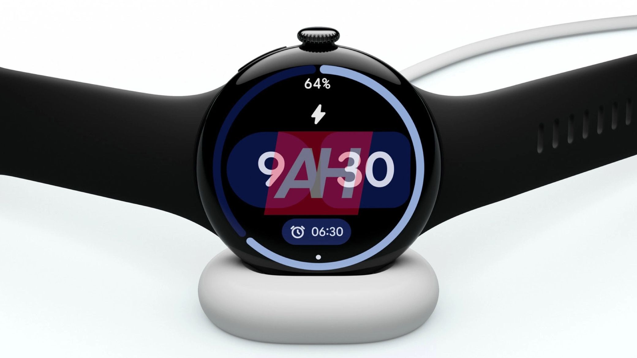 صورة تسرب من Pixel Watch 4 شحن