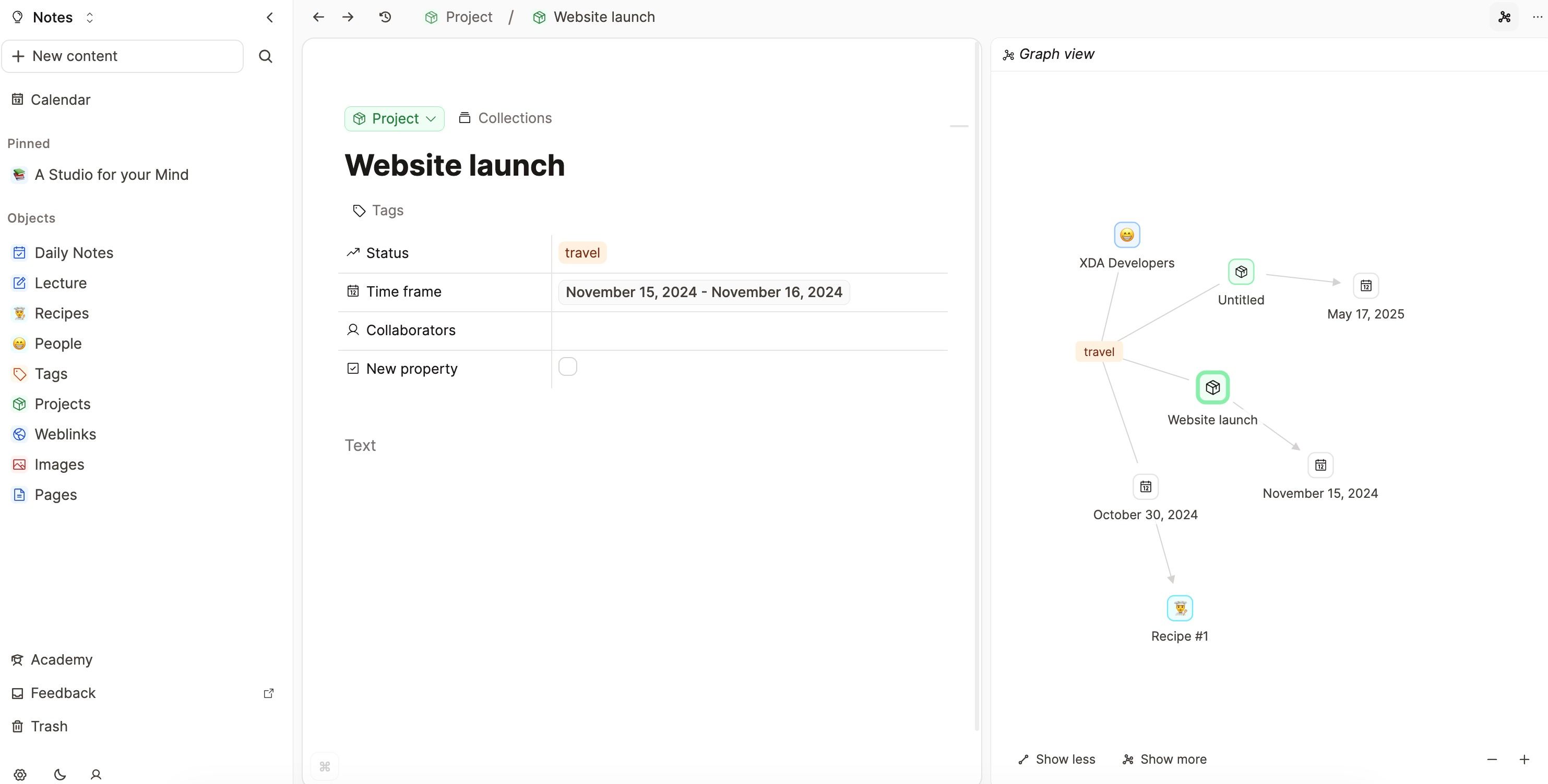 Capacities knowledge base