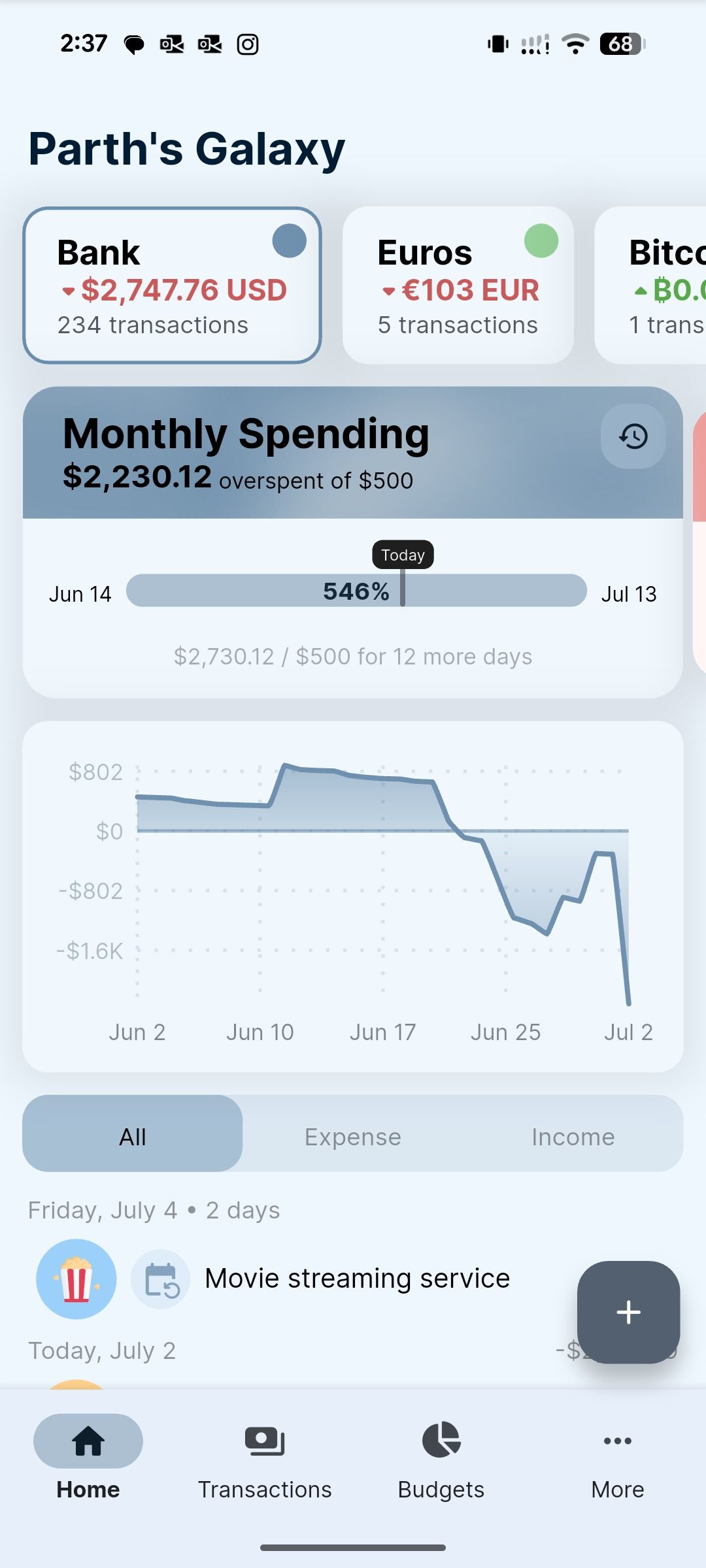 Cashew Android app