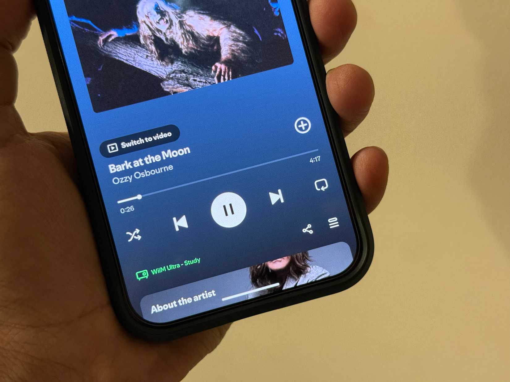 Spotify Connect device selection