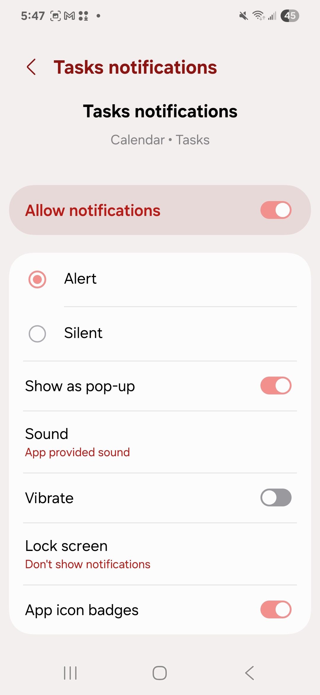 Definición de notificaciones para las notificaciones de tareas en el calendario de Google