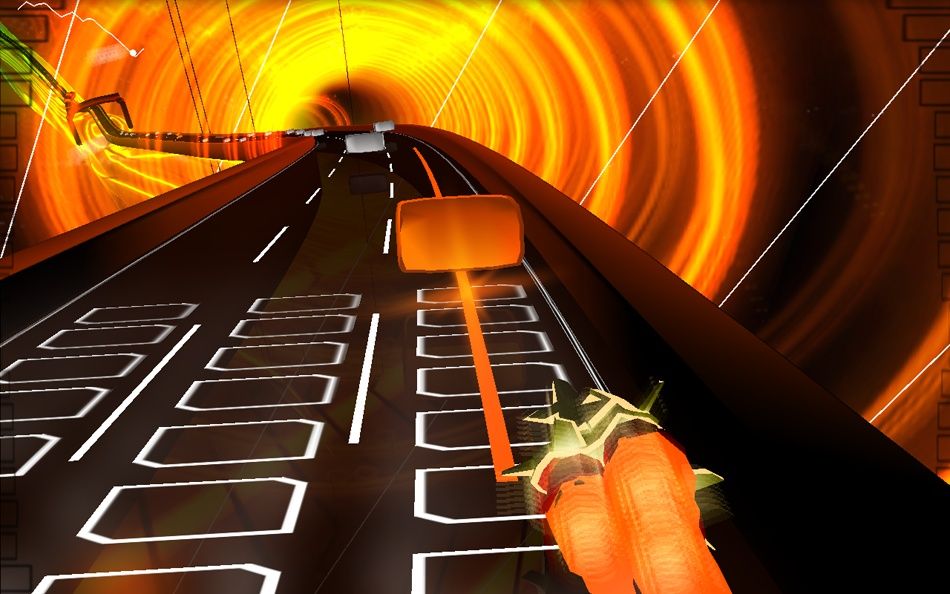 Playing Audiosurf