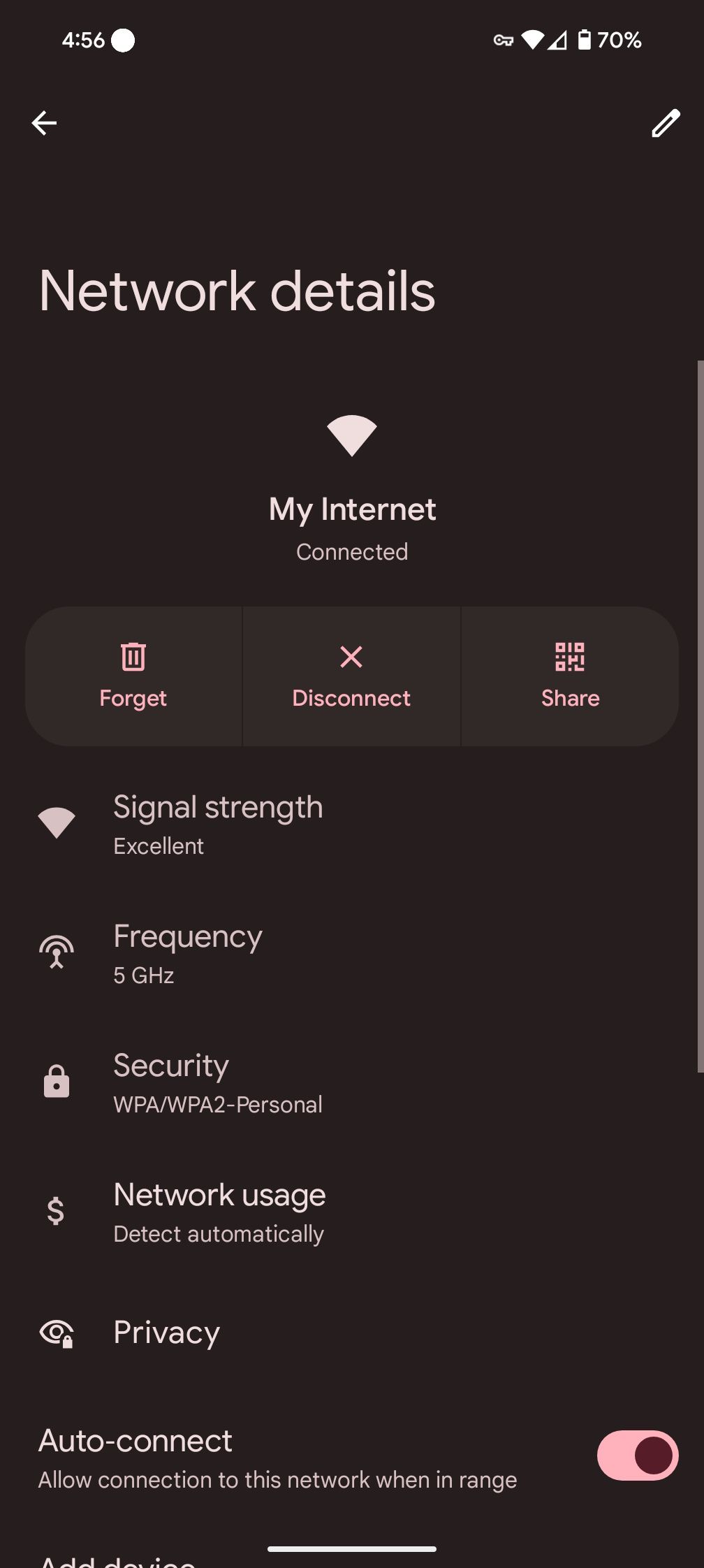 Mis opciones de visualización de Internet y condiciones de conexión en los detalles web de Android Página 15