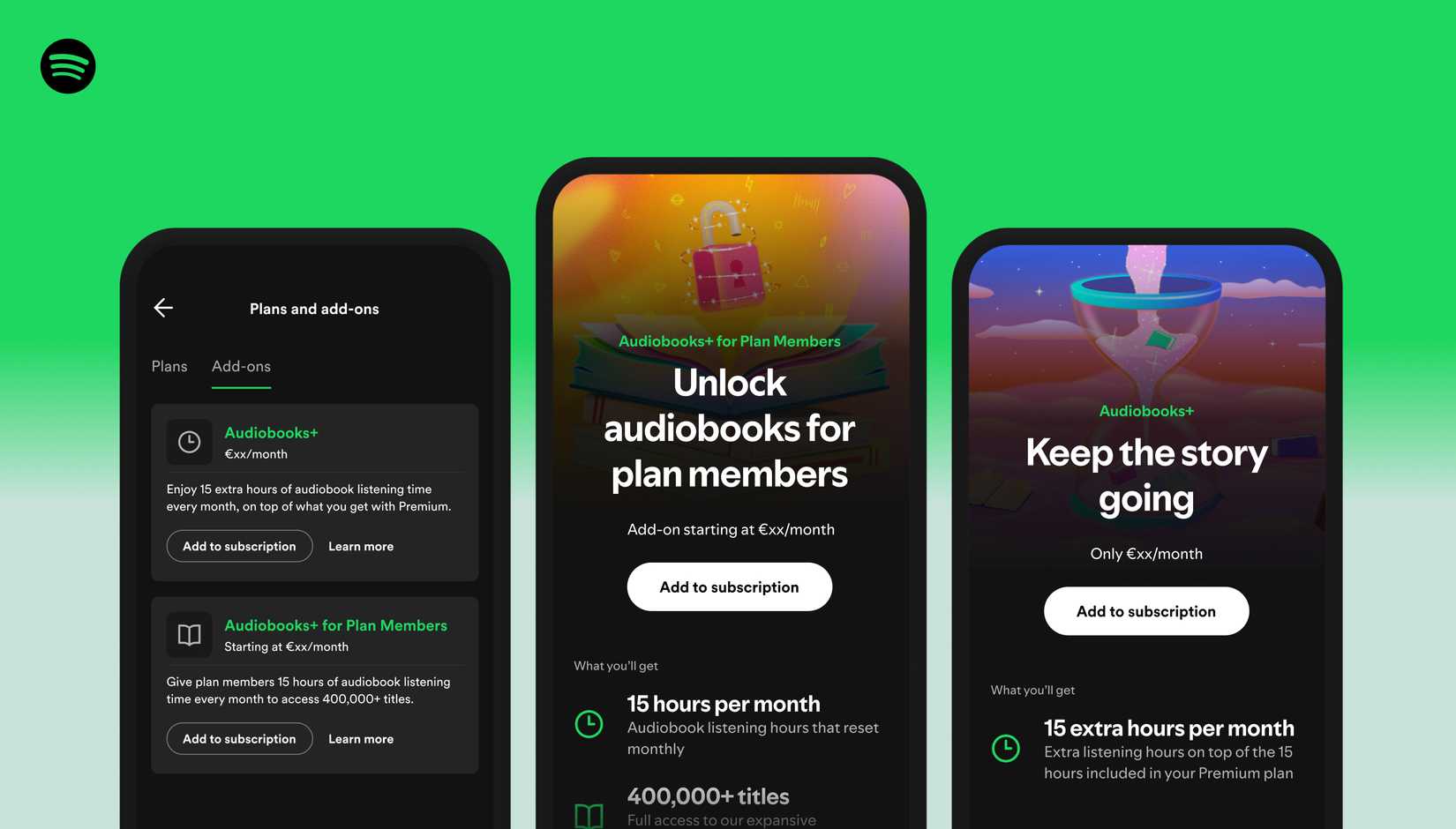 Image destaca el nuevo plan de audiolibros + Spotify.