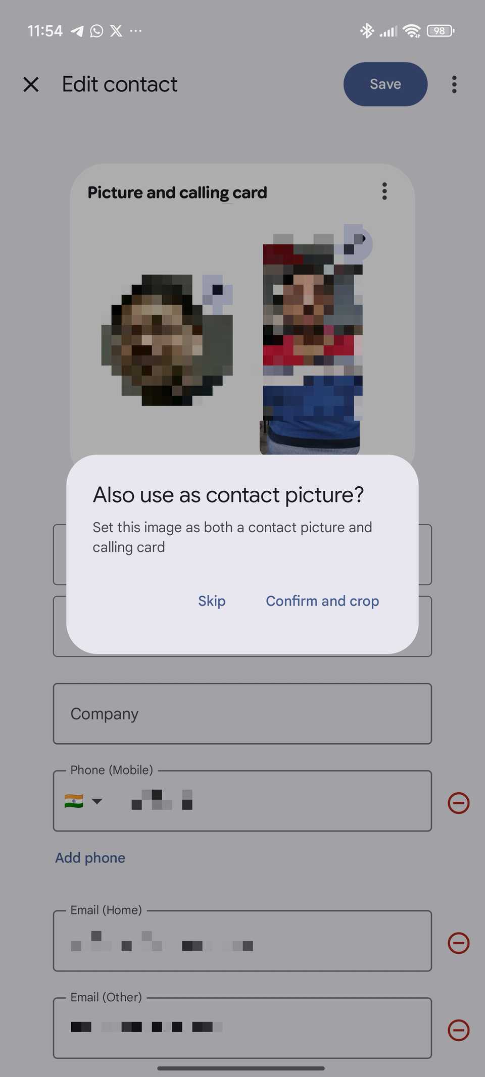 Google Contacts is getting iPhone style Contact Poster but with a twist