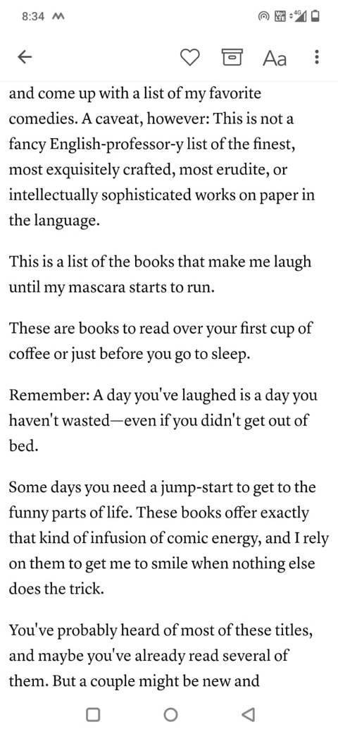 Screenshot of a saved article on Instapaper