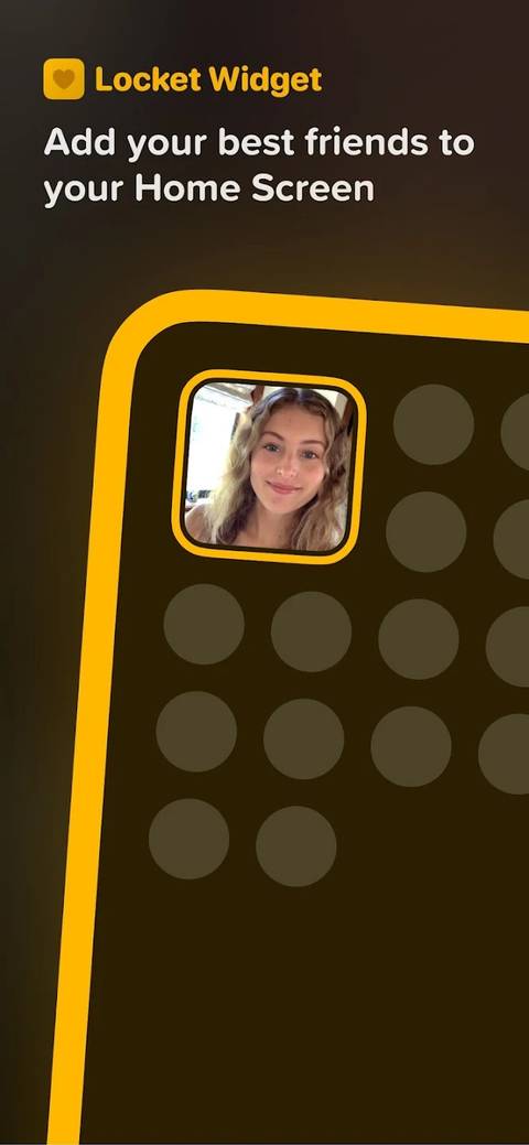 stylized image of the locket widget