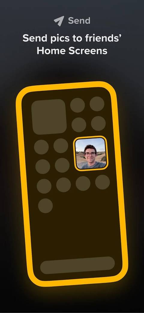 stylized image of the locket widget
