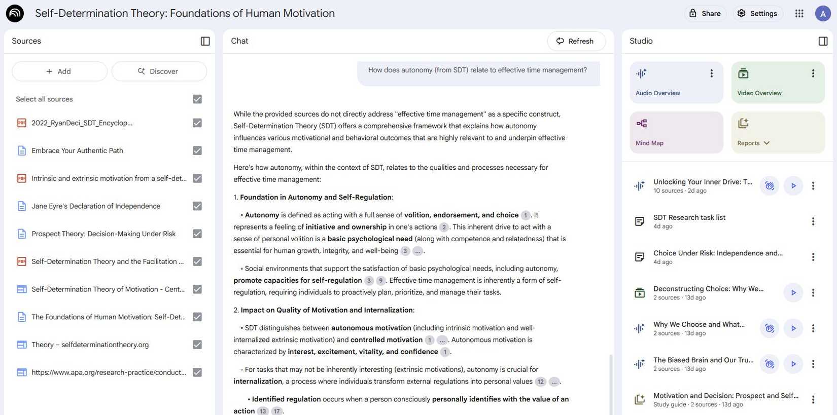 Screenshot showing how to query multiple notebooks in NotebookLM