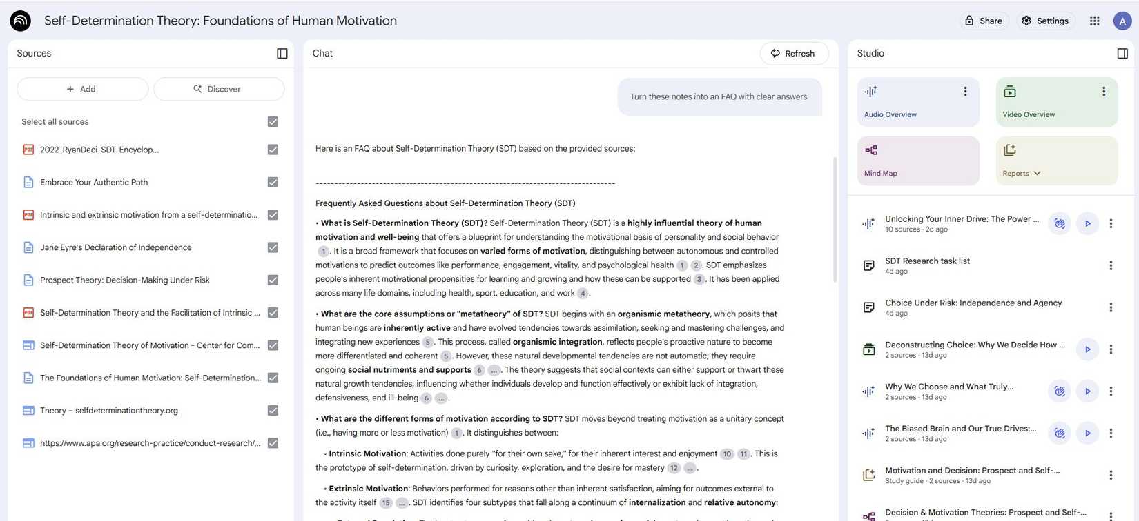 屏幕截图显示如何在笔记本上列出常见问题列表