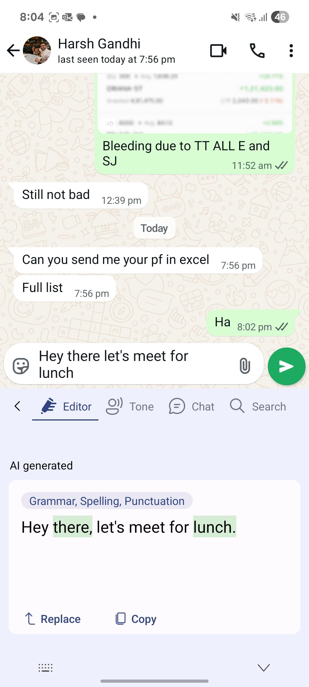 SwiftKey AI integration
