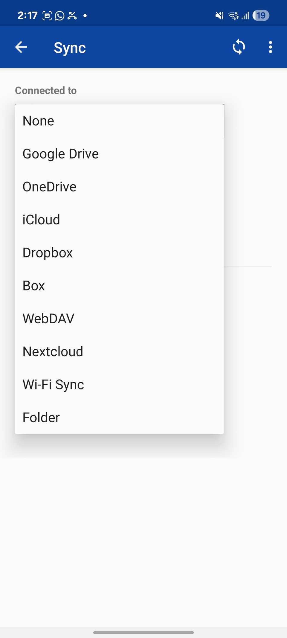 Enpass cloud storage options