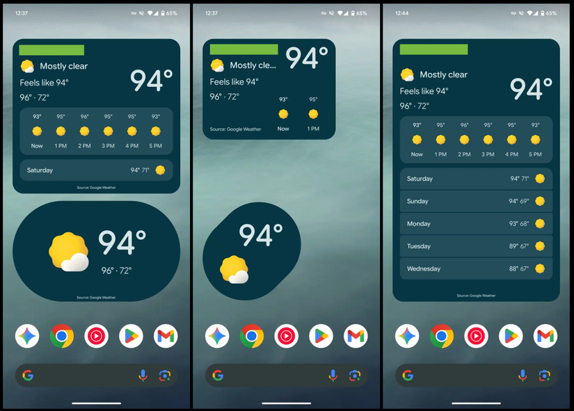 Pixel Weather Widget
