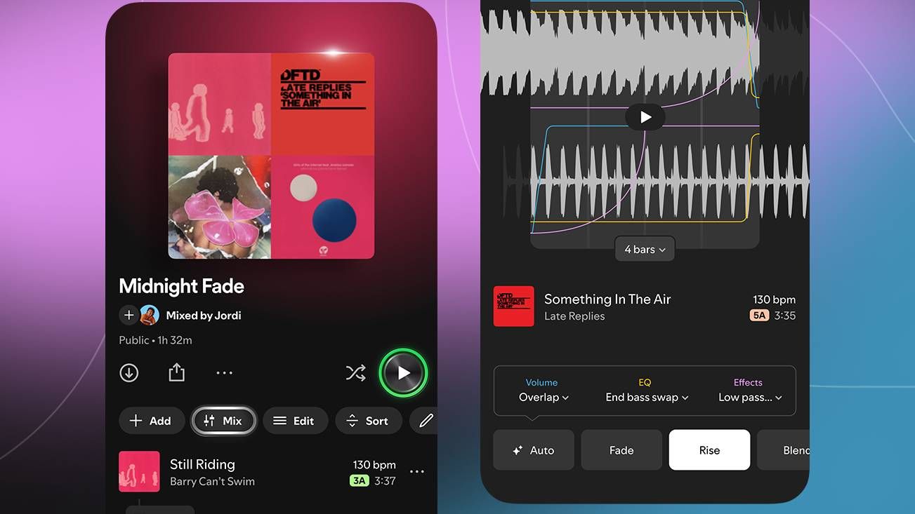 Spotify is rolling out a seamless song mixing feature for Premium users