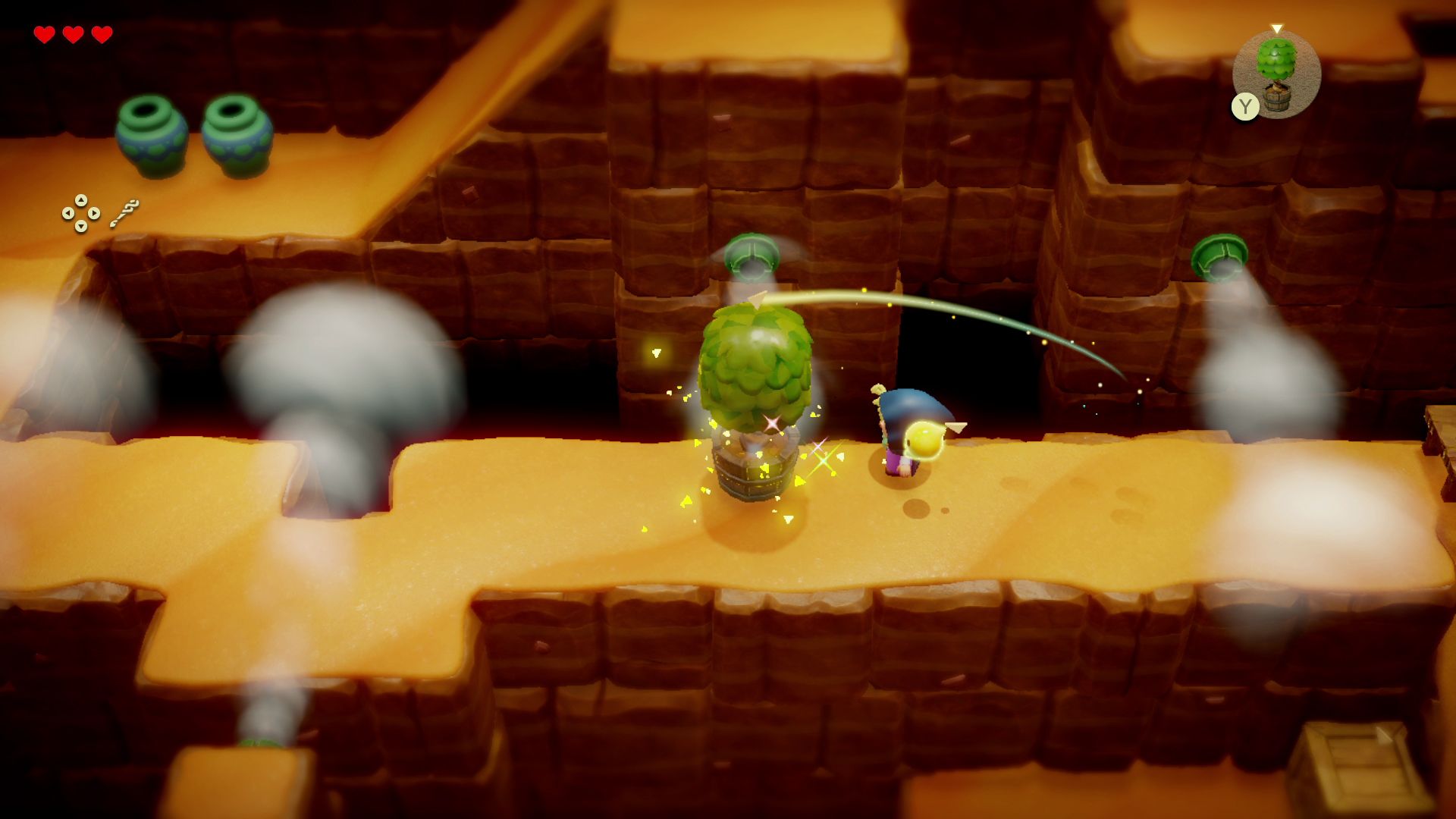 Zelda spawns an item to help in The Legend of Zelda: Echoes of Wisdom