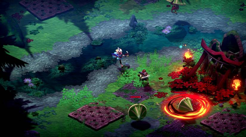 Guardians fight enemies in Towa and the Guardians of the Sacred Tree