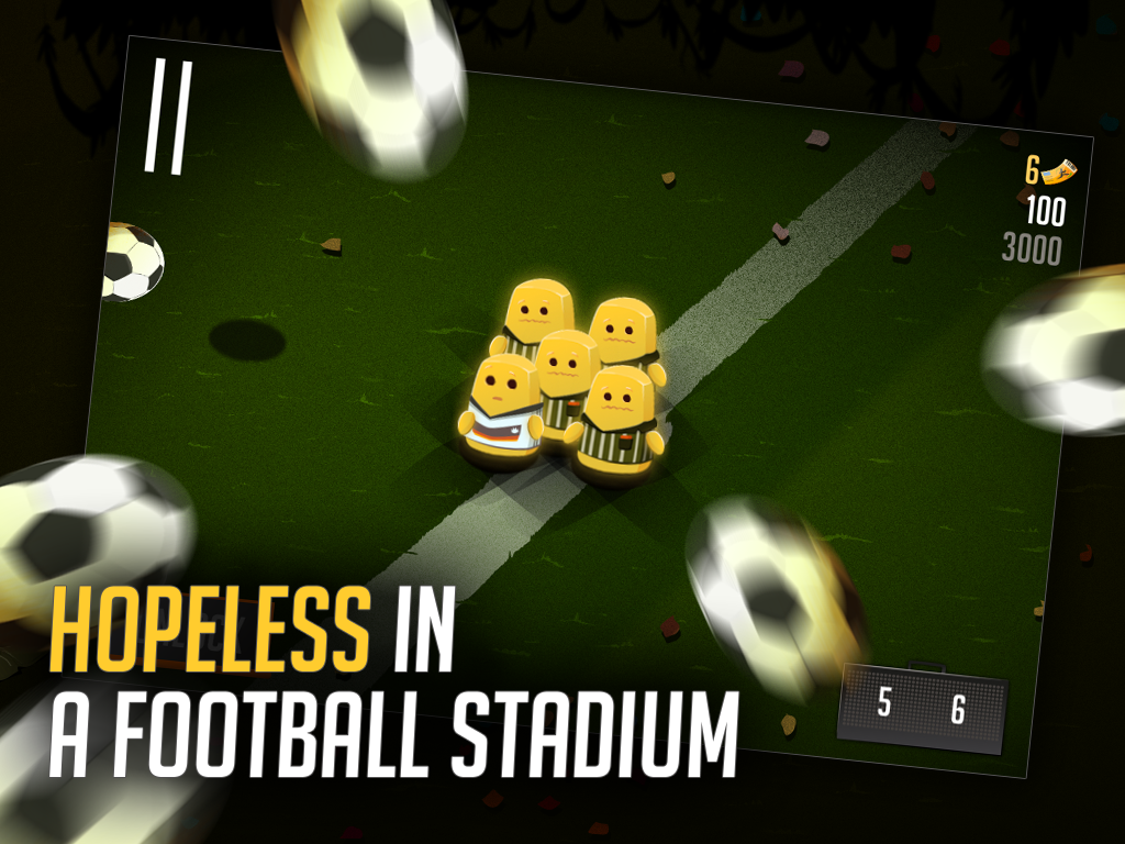 A feature screenshot from Hopeless Football Cup