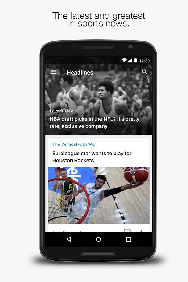 Yahoo releases new Yahoo Sports app with modern Material Design interface