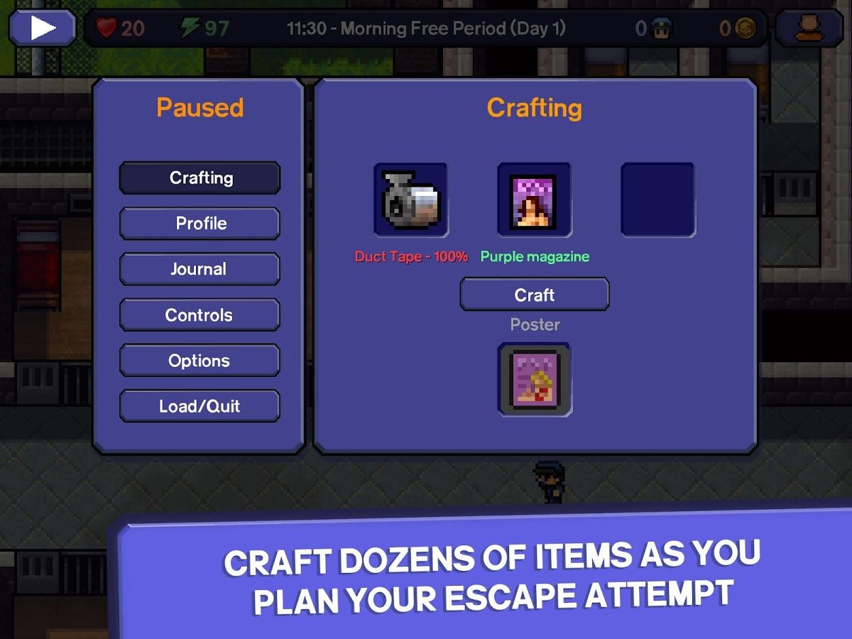 Popular prison escape game The Escapists comes to the Play Store